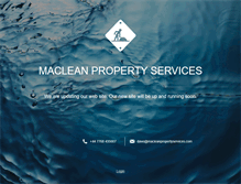 Tablet Screenshot of macleanpropertyservices.com
